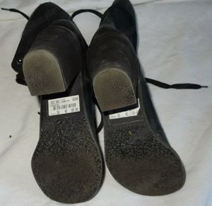 SA KIM KAY Stiefeletten Gr38 schwarz Stiefel Absatz Schürschuhe nur wenige Stunden getragen Damen Sc Bild 4
