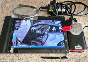 Profi Diagnosegerät DS150E (neueste Software) und ein Fujitsu Siemens Tablet St 6012 Bild 2