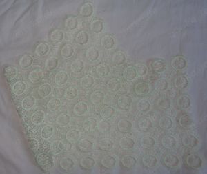 TW Tischdecke Spitzendecke Läufer creme Baumwollemischung 80x30 einwandfrei erhalten Dekoration  Bild 3