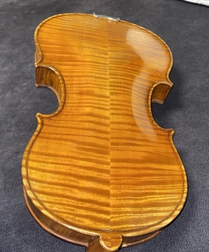 Sehr Schöne Alte Meister Violine Geige mit Inschrift Leone Sanavia 1969 Venezia Bild 2