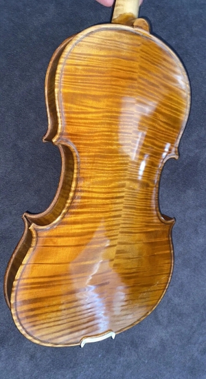 Sehr Schöne Alte Meister Violine Geige mit Inschrift Leone Sanavia 1969 Venezia Bild 3