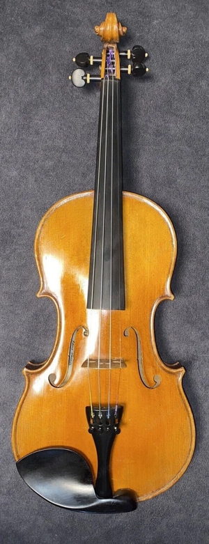 Sehr Schöne Alte Meister Violine Geige mit Inschrift Leone Sanavia 1969 Venezia Bild 7