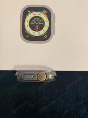 Apple Watch Ultra 49mm Titangehäuse mit Trail Loop + Edelstahl Armband, M L Bild 4