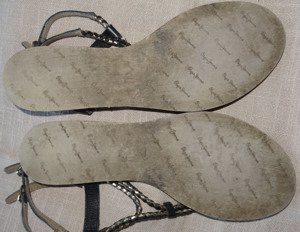 SA Pepe Jeans Sandalen Gr.40 Zehentrenner Obermaterial Leder wenig getragen gut erhalten Schuhe Dame Bild 7