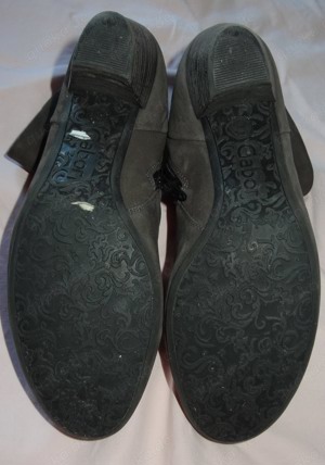 SJ Gabor Schuhe Stiefelletten Gr. 38 Leder grau-braun kaum getragen gut erhalten Schuhe Damen wir mö Bild 7