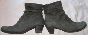 SJ Gabor Schuhe Stiefelletten Gr. 38 Leder grau-braun kaum getragen gut erhalten Schuhe Damen wir mö Bild 4