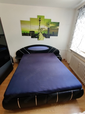 Bett All-in-One mit integrierten Nachttischen und Spiegel Bild 5