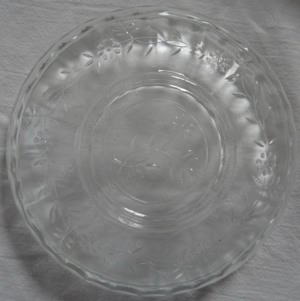 CF Glasteller Puddingteller kleiner Teller älter Blumendekor   14 gut erhalten Retro wir möchten uns Bild 4