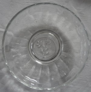 CF Glasteller Puddingteller kleiner Teller älter Blumendekor   14 gut erhalten Retro wir möchten uns Bild 1