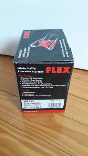 Flex Schleifer neu, 104x112mm Bild 2