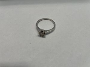  Platin Ring mit Stein 0,50ct Platin Ring PT950 D 0,50ct Damenring Bild 4