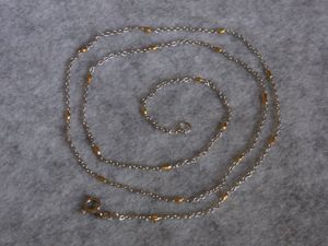  Niessing   Halskette aus Platin PT 950 mit goldenen Zwischenstegen 52 cm, 5 Gr Bild 7