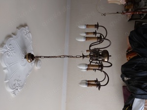Vintage - 1 Kronleuchter, Stehlampe, Tischlampe, Lichterbaum in Mannheim-Feudenheim zu verkaufen