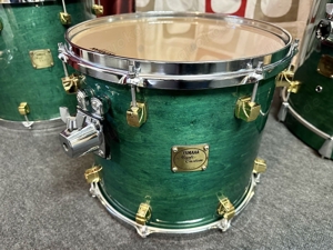 Yamaha Maple Custom Drumset Turquoise 22,12,14,16 + Cases sehr guter Zustand Bild 8