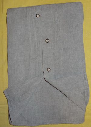 KKH Imperial Landhaus Hemd Trachtenhemd Herren Gr.43 Baumwolle Polyester hellgrau wenig getragen ein Bild 6