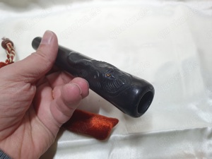 Pfeife Chillums mit Elefantenkopf und Etui.  Bild 4