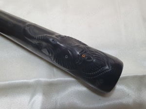 Pfeife Chillums mit Elefantenkopf und Etui.  Bild 2