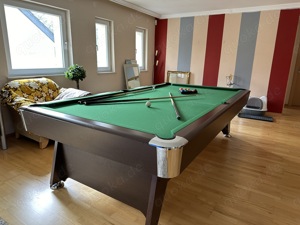 Hochwertiger Poolbillardtisch 9 ft ,3 in 1 Billard+Tennistisch