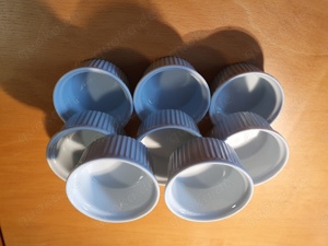 Förmchen aus Porzellan für Muffins, Creme Brulee oder Desserts; 55mm x 30mm