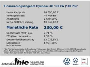 Hyundai i30 Fastback 1,4 T-GDI KLIMAANLAGE+FERNLICHTASSIS.+TEM Bild 2