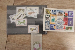 Briefmarken Sammlung ca. 250 Einzelmarken national und international Bild 6