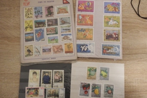 Briefmarken Sammlung ca. 250 Einzelmarken national und international Bild 2