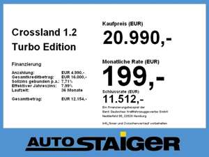 Opel Crossland 1.2 Turbo Edition Automatik, SHZ, Bild 4