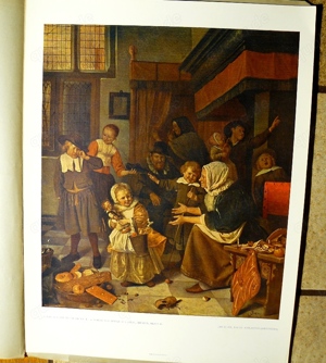 Jan Steen Niklasfest Grafik Kunstdruck 115 J. alt. B030