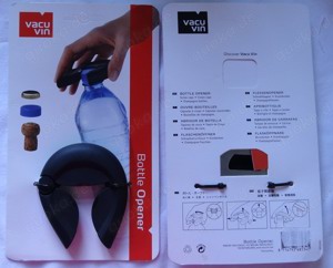 D VACUVIN Flaschenöffner 1 Stück für Schraubverschluss Kronkorken  Sektkorken unbenutzt 