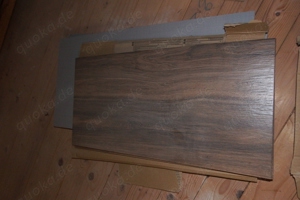 Fliese, Feinsteinzeug, Holzoptik, braun dunkel, 60x 30 cm, 1,6 m 