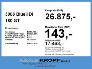 Peugeot 3008 BlueHDi 180 GT Rückfahrkam.*7 J.Garantie Bild 4