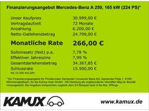 Mercedes-Benz A 250 DCT AMG-Line+LED+Navi+Virtual+Kamera+Pano Bild 5