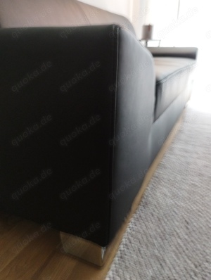 Sofa schwarz 200cm breit