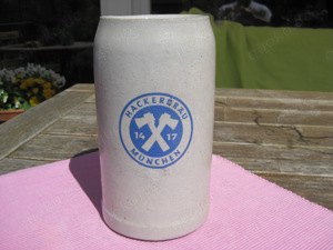 Bierkrug 1l Bayern Oberbayern, Hackerbräu München seit 1417