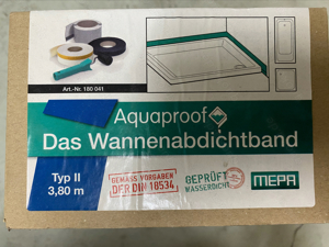 2 Sets Mepa- Aquaproof Wannendichtband Typ 2