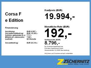 Opel Corsa F e Edition FLA KAM LED KlimaA LM PDC Bild 4