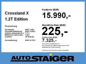 Opel Crossland X 1.2T Edition AppleCarplay,Kamera,uvm Bild 4