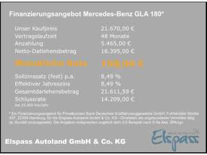 Mercedes-Benz GLA 180 Urban NAV LED SHZ TEMPOMAT ALU PDC vo+hi BLUETOOTH Bild 2