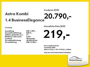 Opel Astra Kombi 1.4 BusinessElegance Top-Ausstattung Bild 4