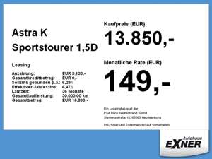 Opel Astra K Sportstourer 1,5D EDITION Sitzheizung Bild 4