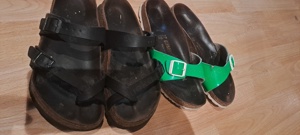 Ich verkaufe meine getragenen Schuhe Birkenstock! Bild 2