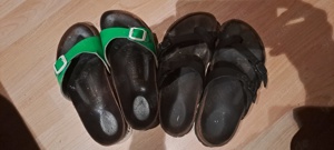 Ich verkaufe meine getragenen Schuhe Birkenstock! Bild 3