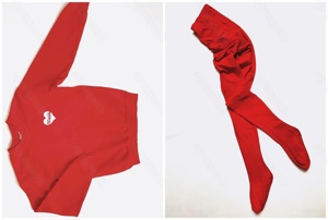 Pulli Sweatshirt rot Fruit of the Loom Gr. S   36 & Geschenk