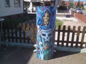  Tausch oder Verkauf ,Extreme Ricarda Monsterbassdrum mit Airbrush Unikat 22x68 Zoll  Bild 12