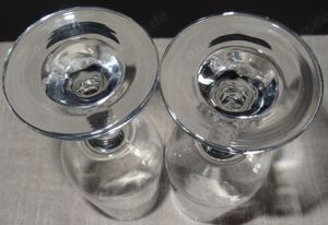 HK Trinkglas Snapsglas 2 Stück Stielglas 0,1l kaum benutzt einwandfrei erhalten Glas  Bild 7