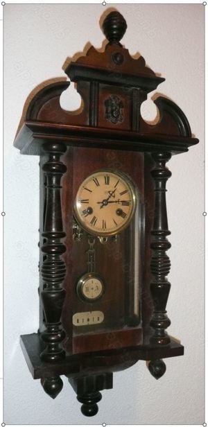 Pendeluhr Wanduhr Junghans alte antike Uhr für Sammler um 1900