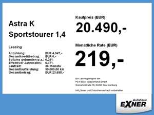 Opel Astra K Sportstourer 1,4 Turbo ULTIMATE Navi.DAB Bild 4