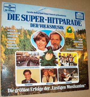 B LPV DIE SUPER-HITPARADE DER VOLKSMUSIK 1984 teldec 6.25950 BZ Langspielplatte Schallplatte Vinyl
