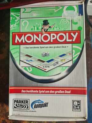 Hasbro Monopoly Kompakt für Unterwegs im Kleinformat