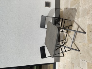 Gartentisch mit 4 Stühle  Bild 3